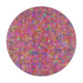 Multi-color confetti design snijplank (Voorkant)