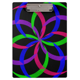 Multi Color Figure 8 Geometric Clipboard Klembord
