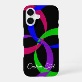 Multi Color Geometric Interchange iPhone 16 Case iPhone 16 Hoesje