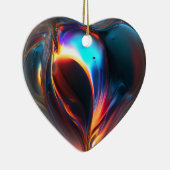 Multi-color Heart Ornament (Rechts)