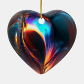 Multi-color Heart Ornament (Achterkant)