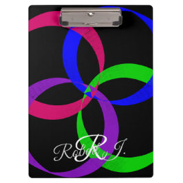 Multi Color Interchange Geometric Clipboard Klembord