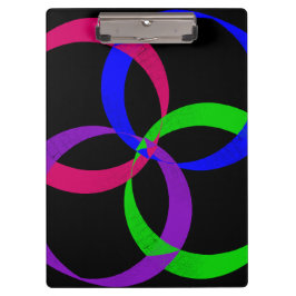 Multi Color Interchange Geometric Clipboard Klembord