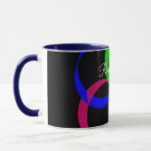 Multi Color Interchange Geometric Coffee Mug (Gauche)
