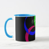 Multi Color Interchange Geometric Coffee Mug Mok (Links)