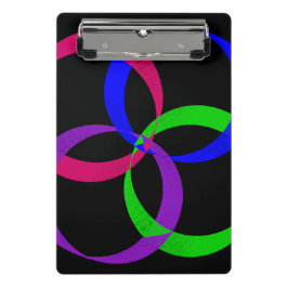 Multi Color Interchange Geometric Mini Clipboard Klembord