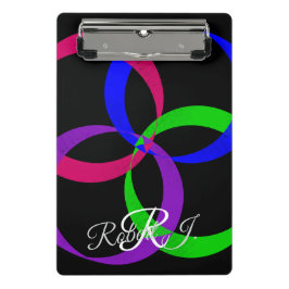 Multi Color Interchange Geometric Mini Clipboard Klembord