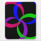 Multi Color Interchange Geometric Mouse Pad Muismat (Voorkant)