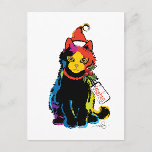 Multi-Color kerstkerstkerstkerstkerstkerstkerstker Feestdagenkaart