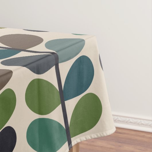 Multi-Color Moderne meerstammige kingfischer Tafelkleed (Voorbeeld)