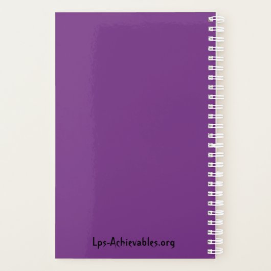 Multi-Color Paint Splash Planner (Achterkant)