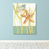 Multi-Color Shell Party Canvas Afdruk (Insitu (Houten vloer))