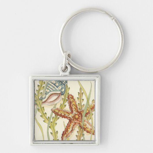 Multi-Color Shell Party Sleutelhanger (Voorkant)