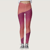 Multi Color Stripe Leggings (Voorkant)