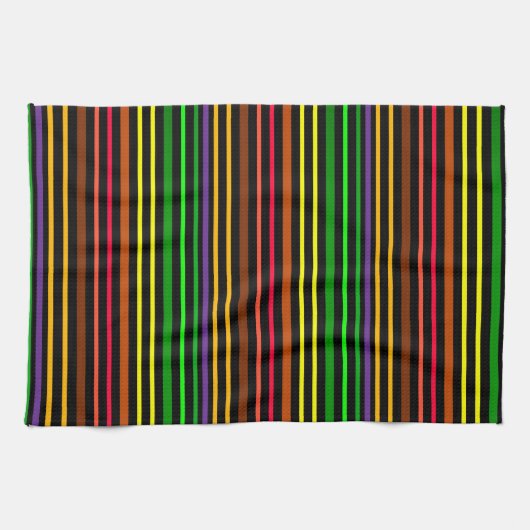 Multi Color Stripe Pattern Theedoek (Horizontaal)