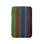Multi-Color Stripes Badmat (Voorkant Verticaal)