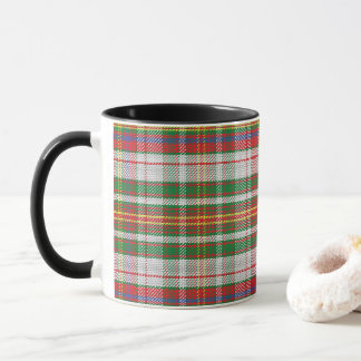 Multi-color Tartan Pset Gecontroleerd Schotland Mok