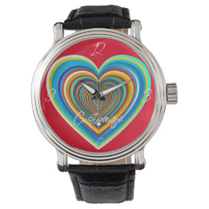 Multi-color Valentijn Heart Thunder_Cove Horloge
