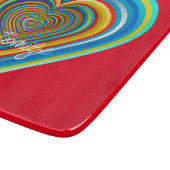 Multi-color Valentijn Heart Thunder_Cove Snijplank (Hoek)