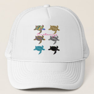 Multi-color Zee Turtles Thunder_Cove Trucker Pet