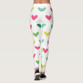 Multi-Colored Heart Pop Leggings (Dos)