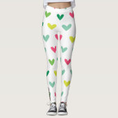 Multi-Colored Heart Pop Leggings (Devant)