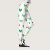 Multi-Colored Heart Pop Leggings (Droite)