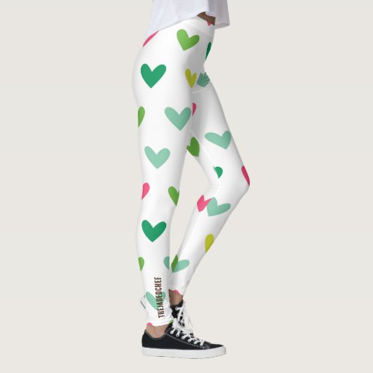 Multi-Colored Heart Pop Leggings (Droite)