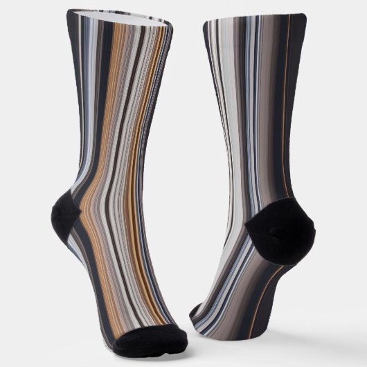 Multi Colored Lines  Sokken (Gebogen)