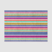 Multi-Colored Textile Stripes Tissuepapier (Voorkant)