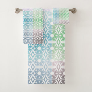 Multi-Colored Towel Bad Handdoek