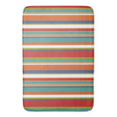 Multi-Colour Stripe Patroon Badmat (Voorkant Verticaal)
