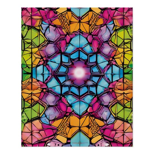 Multi-D-opalescentie Perfect Poster (Voorkant)