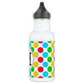 Multi Dot Custom Monogrammed Golf Drank Waterfles (Rechts)
