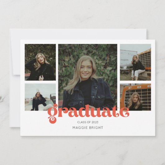 Multi foto 2023 afstudeer aankondiging  (Voorkant)