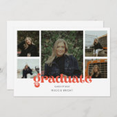 Multi-foto afstudeer aankondiging 2023 (Voorkant / Achterkant)