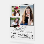 Multi Foto Afstudeer Acrylaat Cadeau Display (Hoek)