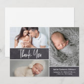 Multi foto baby geboorte aankondiging baby shower (Voorkant / Achterkant)