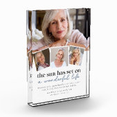 Multi Foto Collage Sympathie Foto Keepsake (Links)