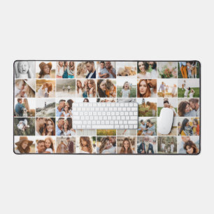 Multi foto familie cadeau aandenken bureaumat