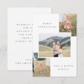 MULTI-FOTO HOLIDAY KAART (Voorkant / Achterkant)