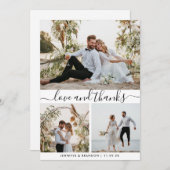 Multi Foto legant Bedankt voor je script (Voorkant / Achterkant)