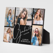 Multi-foto op Black Afstuderen Keepomwille Fotoplaat (Zijkant)