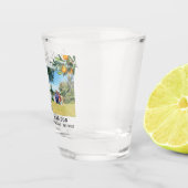 Multi foto Sinaasappels Sla de datum op Shot Glas (Rechts)