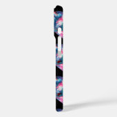 Multi gekleurde hartverf op hout Case-Mate iPhone case (Achterkant / Links)