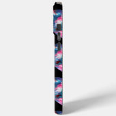 Multi gekleurde hartverf op hout Case-Mate iPhone case (Achterkant / Links)