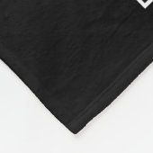 Multi | Gepersonaliseerde benaming van witte tenis Fleece Deken (Hoek)