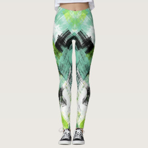 Multi-Grafische grunge Leggings