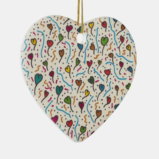 Multi Hearts Ornament A7 (Rechts)