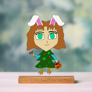 Multi Holiday Chibi Acryl Bord
